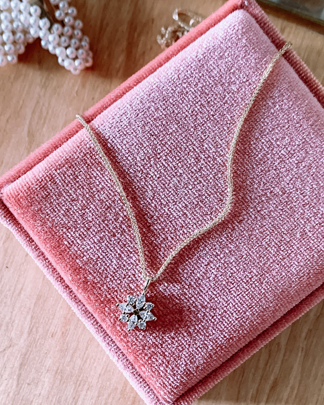 Diamond Snowflake Necklace